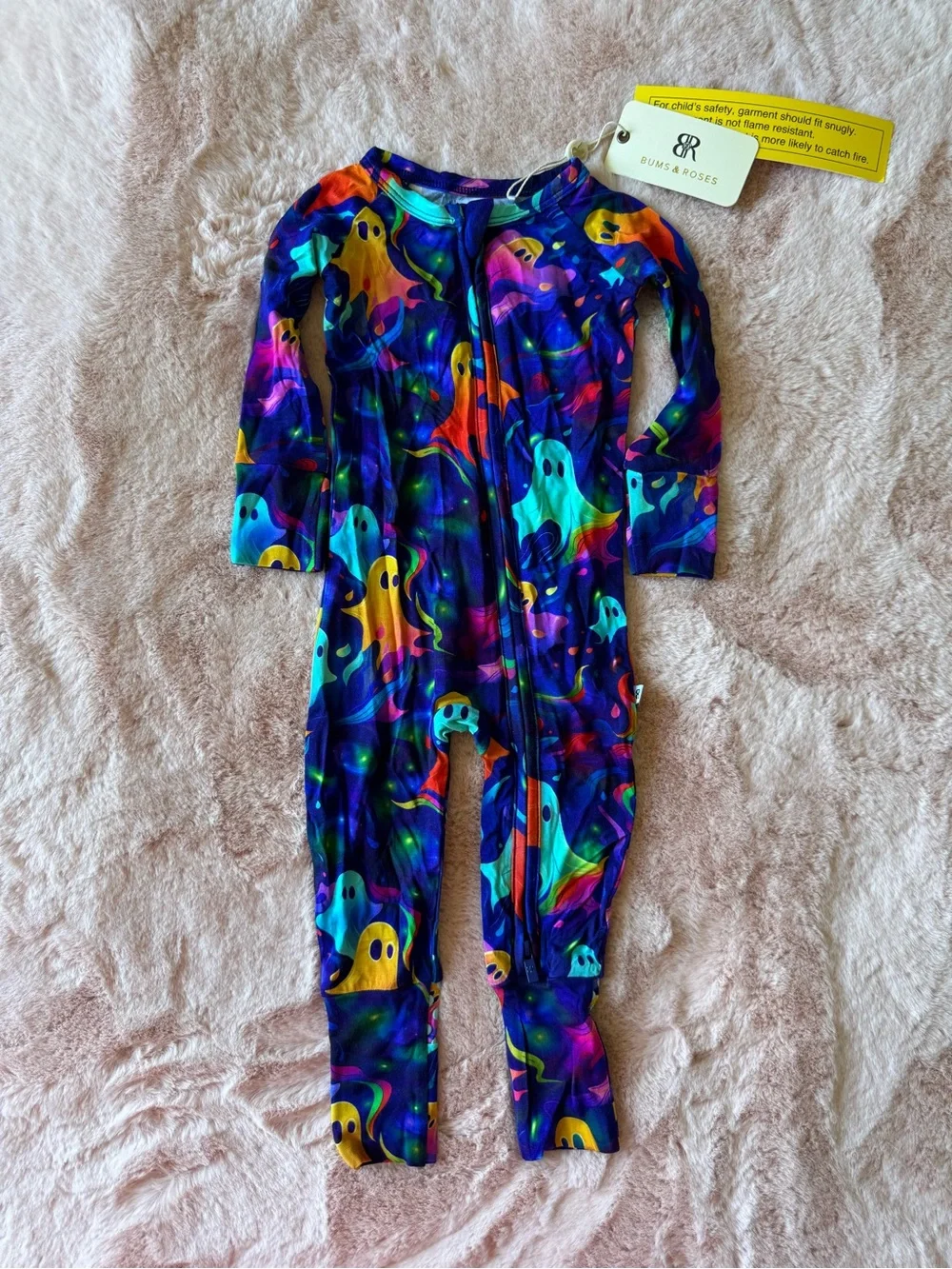 NWT Bums and Roses Halloween Convertible Romper Size 3-6 months